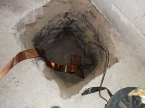 salt copper anground antenna